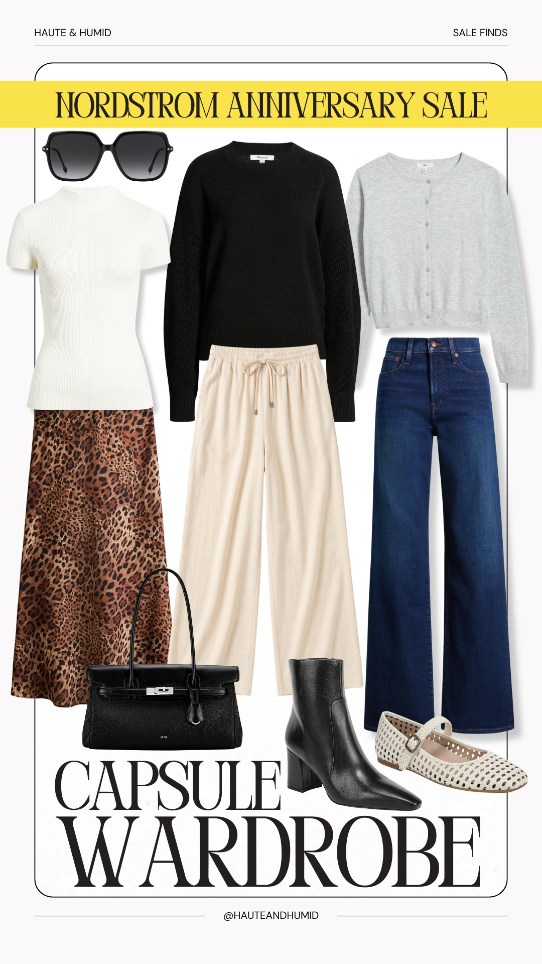 The easiest way to make the most of the Anniversary Sale is to build around pieces you'll wear over and over. A great sweater, comfortable denim, versatile shoes, and timeless basics create so many outfits without feeling like you need a completely new wardrobe. These are the kinds of purchases that keep paying off season after season.

Keywords: Nordstrom Anniversary Sale, capsule wardrobe, wardrobe basics, timeless fashion, fall essentials, classic style, everyday outfits, versatile clothing, Nordstrom sale, neutral wardrobe, closet staples, hauteandhumid 

 #LTKootd #LTKSeasonal #LTKSaleAlert