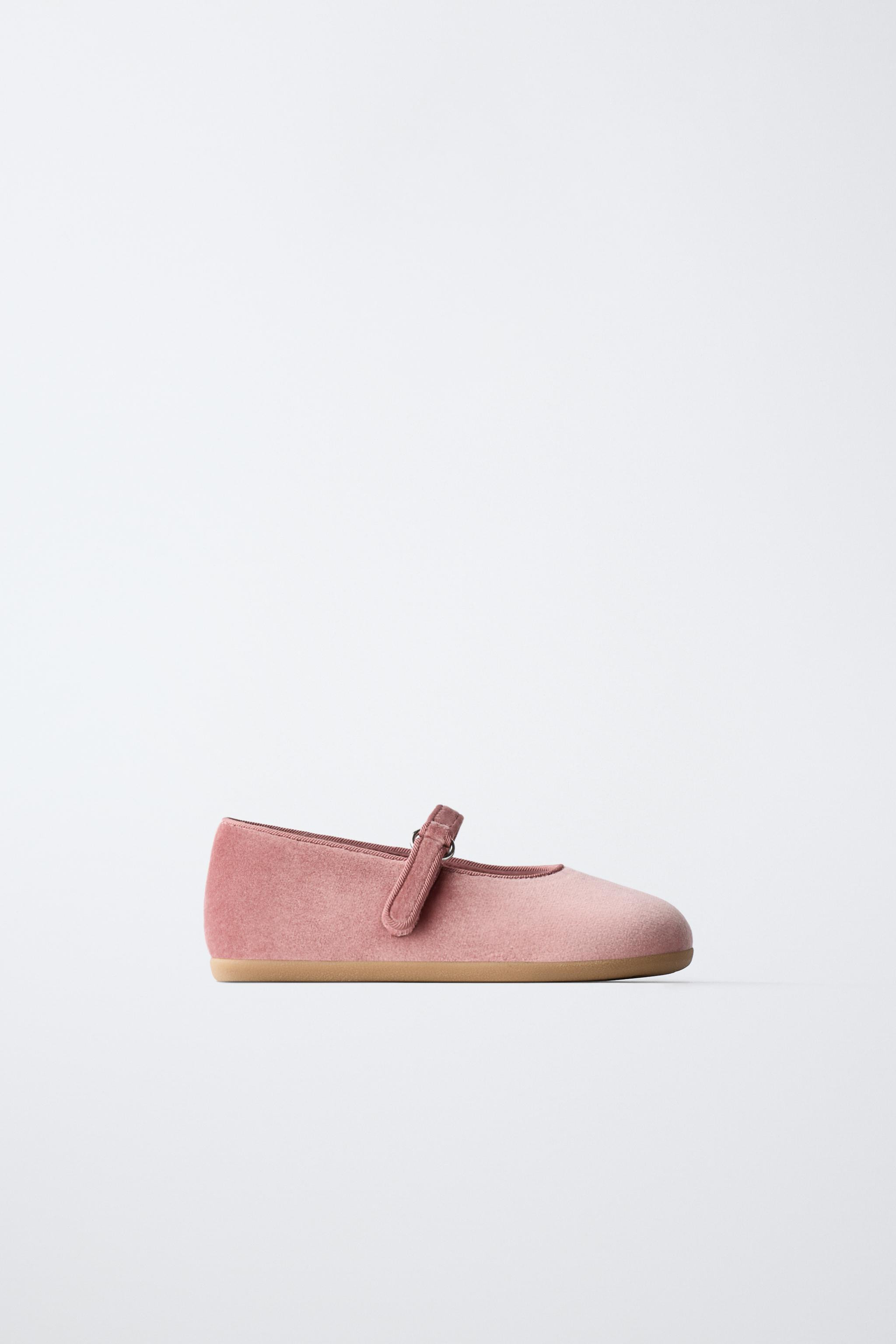 VELVET BAREFOOT BALLET FLATS | Zara US