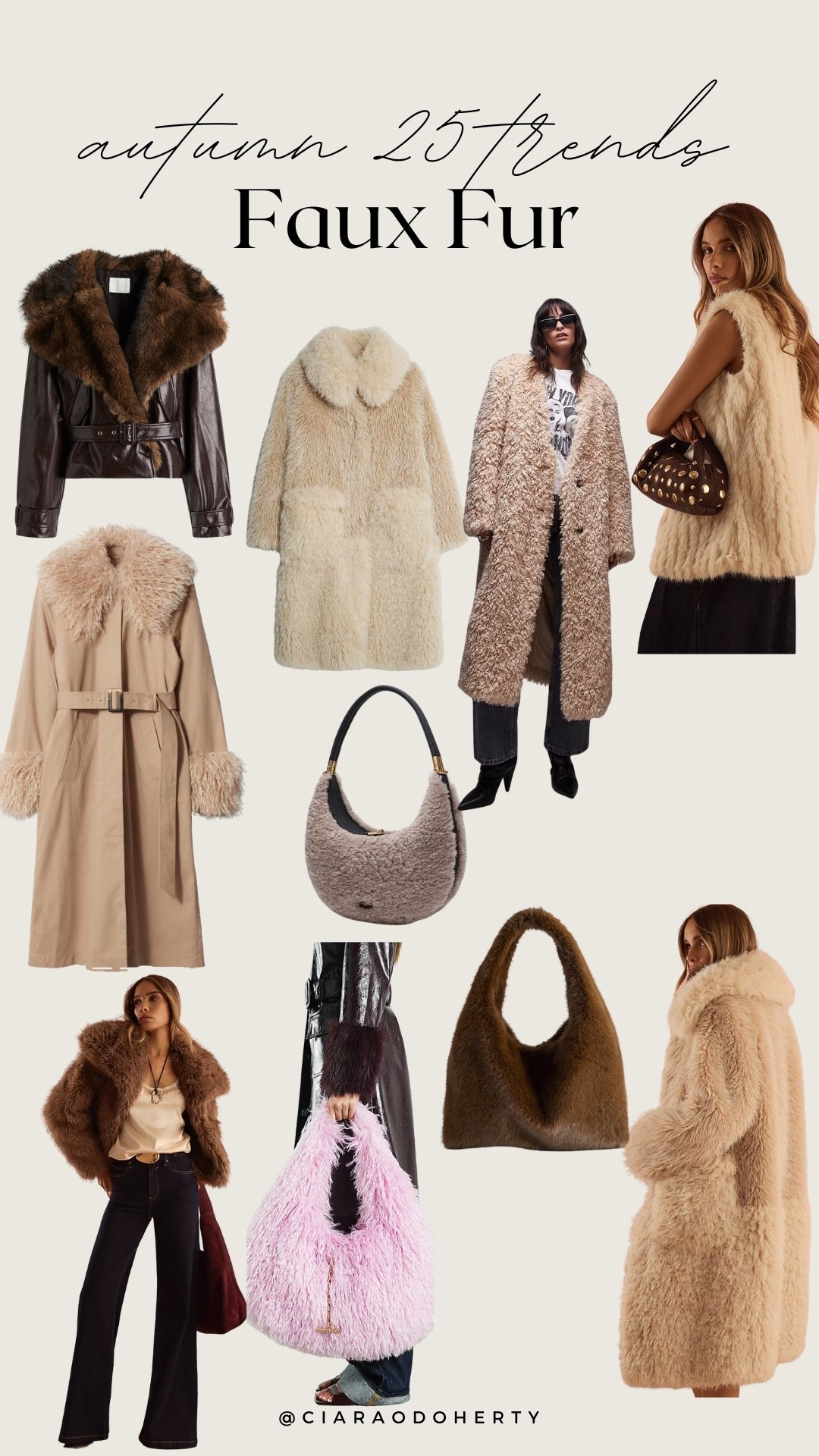 Autumn 25 trends: Faux Fur 
Coats, bags, gilet

#LTKautumn #LTKeurope #LTKireland