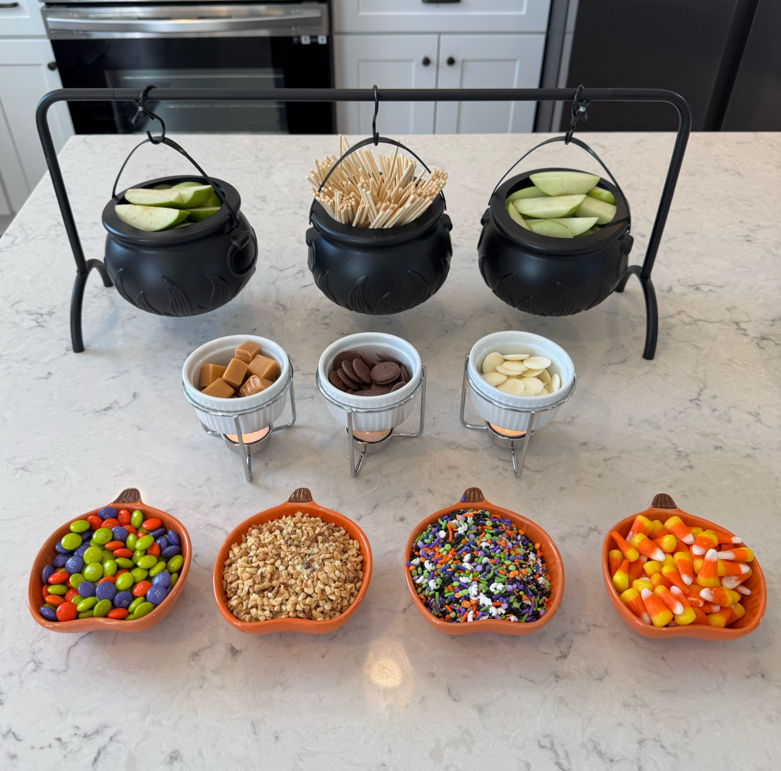 The cutest Apple dipping station 🍏🍫🎃🧡 

#LTKxPrimeDay #LTKParties #LTKHalloween