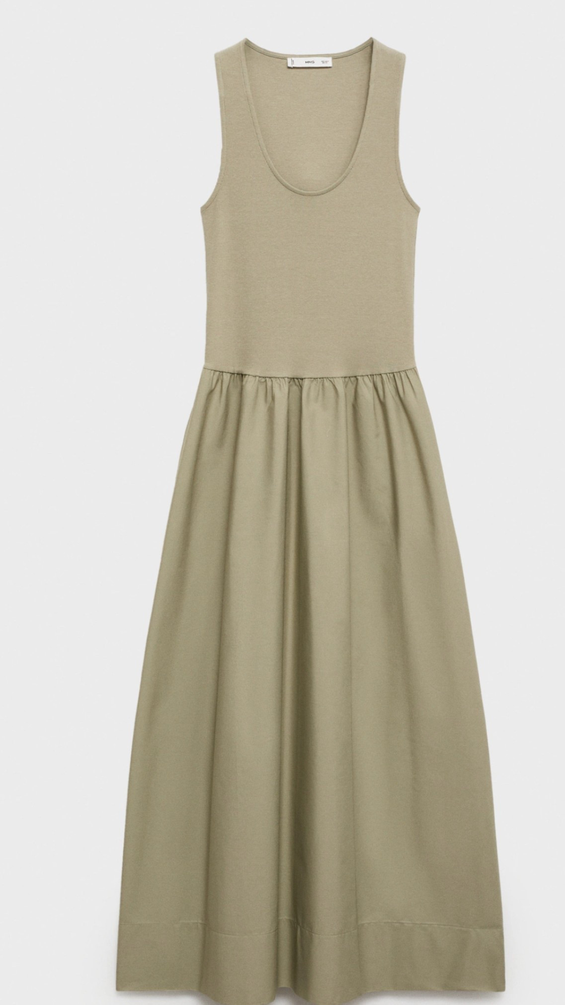 Khaki Flared Dresss