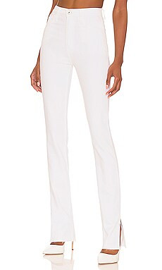 Favorite Daughter Valentina Super High Rise Tower Jean With Slit in Bahamas from Revolve.com | Revolve Clothing (Global)