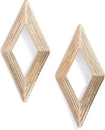 Open Edit Open Diamond Drop Earrings | Nordstrom | Nordstrom