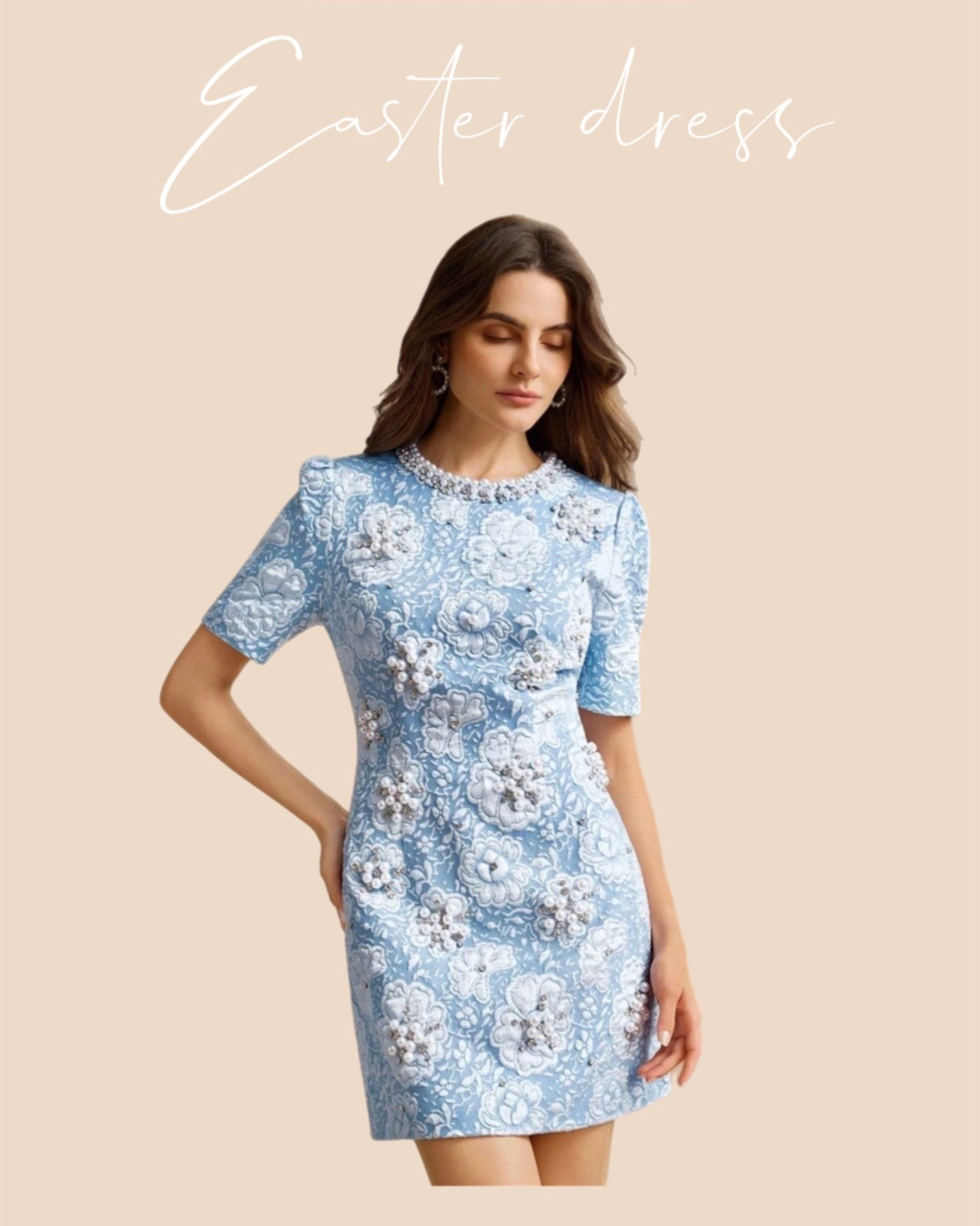 Easter dress! Ordered a medium. The quality is incredible! 

#LTKSeasonal #LTKWedding #LTKSpringSale