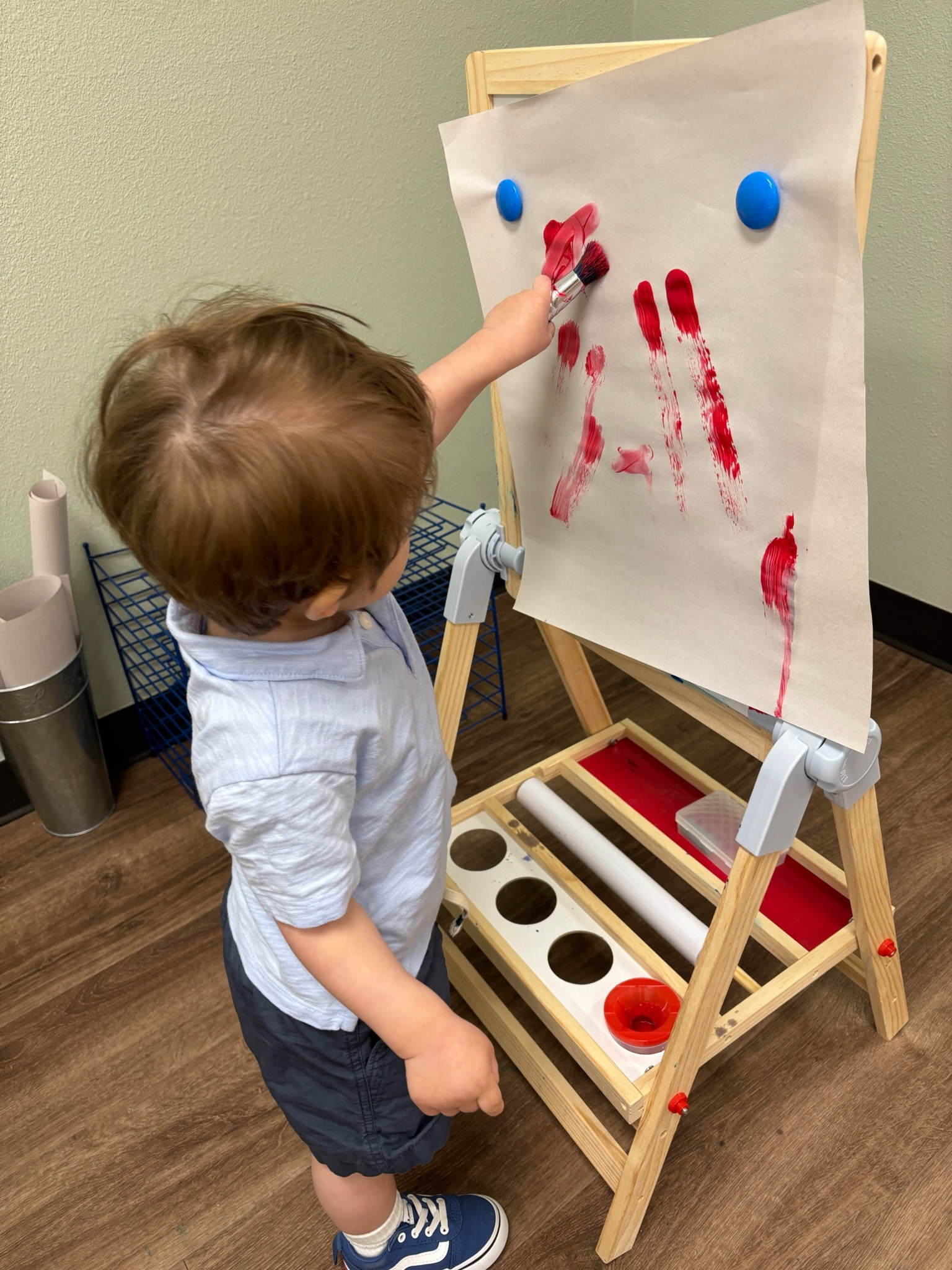 My little artist 👨🏼‍🎨 P is wearing a light blue polo and navy shorts from gap factory with kids blue vans shoes. 

#LTKfindsunder50 #LTKsalealert #LTKkids