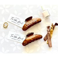 Bridesmaids Hair Clip, Bridesmaid Proposal Ties, Accessories, Hair Claw, I Can't Tie The Knot Gift | Etsy (US)