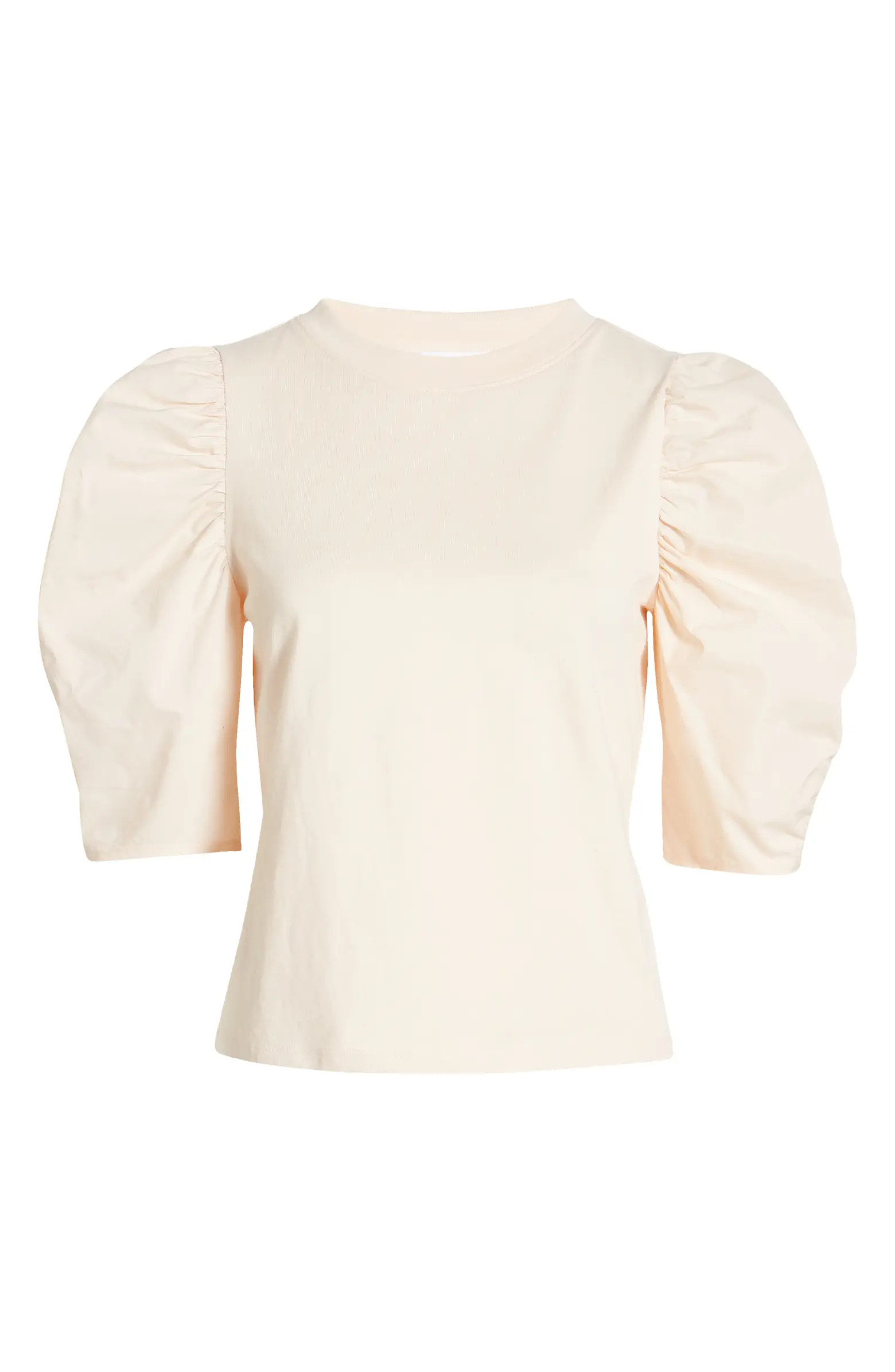 FRAME Ruched Sleeve T-Shirt | Nordstrom | Nordstrom