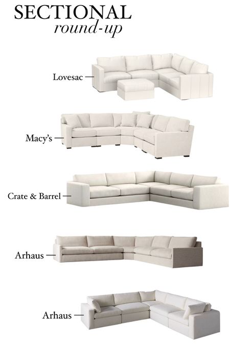 I polled the audience, and these were the most suggested sectionals you all are loving! 

Rounded up in one spot for you!

I ended up going with the Beale from Arhaus since it’s on a major Memorial Day sale! We got the protection plan so if anything happens to it over the first 5 years, they’ll clean or replace it for us no questions asked 💪

#LTKsalealert #LTKhome #LTKstyletip