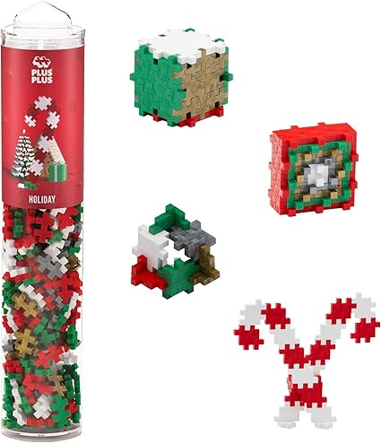 PLUS PLUS 240 Piece Interlocking Building Blocks for Kids, Open Ended Connecting Toys, Stem Bin C... | Amazon (US)