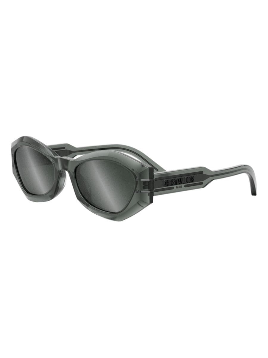 DiorSignature B1U 55MM Butterfly Sunglasses | Saks Fifth Avenue