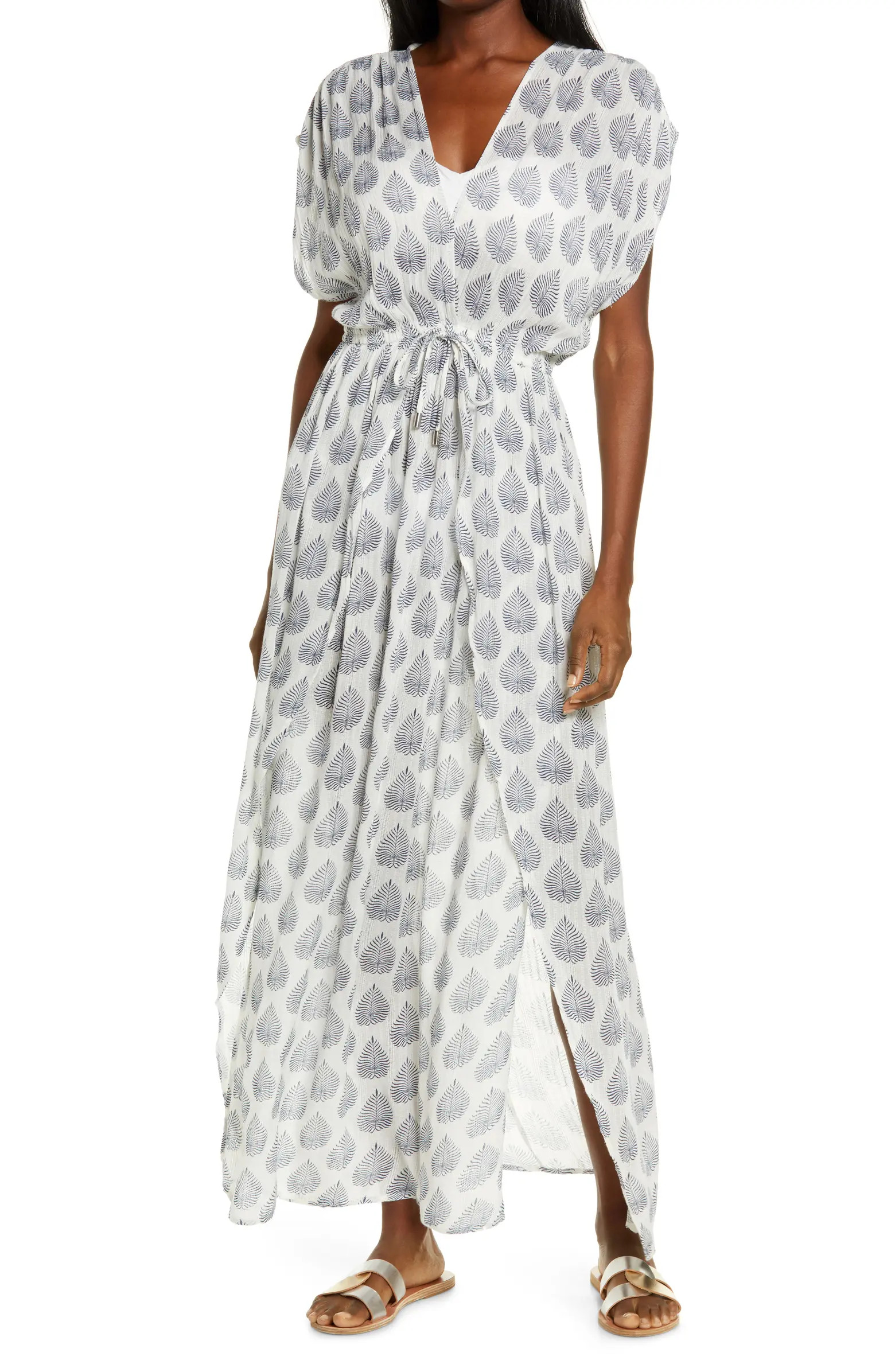 Elan Wrap Maxi Cover-Up Tunic | Nordstrom | Nordstrom