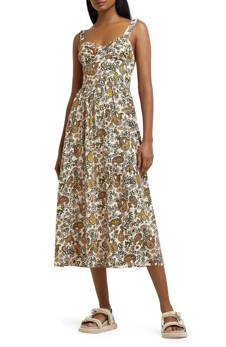 River Island Esther Paisley Print Soft Cup Dress | Nordstrom | Nordstrom