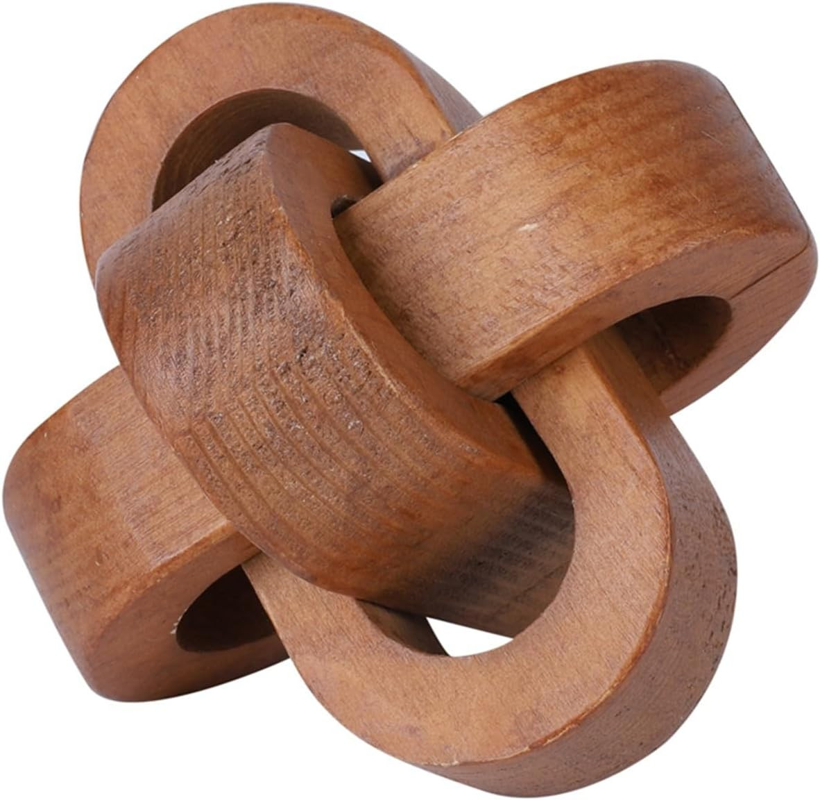 Wood Knot Decor Boho Coffee Table Decor Items Wooden Chain Link Decor Modern Farmhouse Rustic Dec... | Amazon (US)