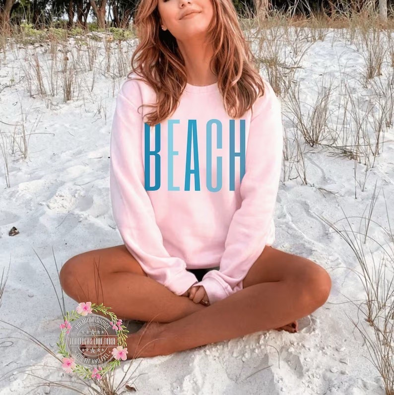 Cute Beach Women’s Sweatshirt 

#LTKActive #LTKSpringSale #LTKSwim