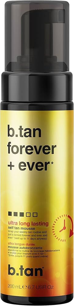 b.tan Ultra Long Lasting Self Tanner | b.tan Forever & Ever - Lasts Up to 11 Days, Fast Self Tann... | Amazon (US)