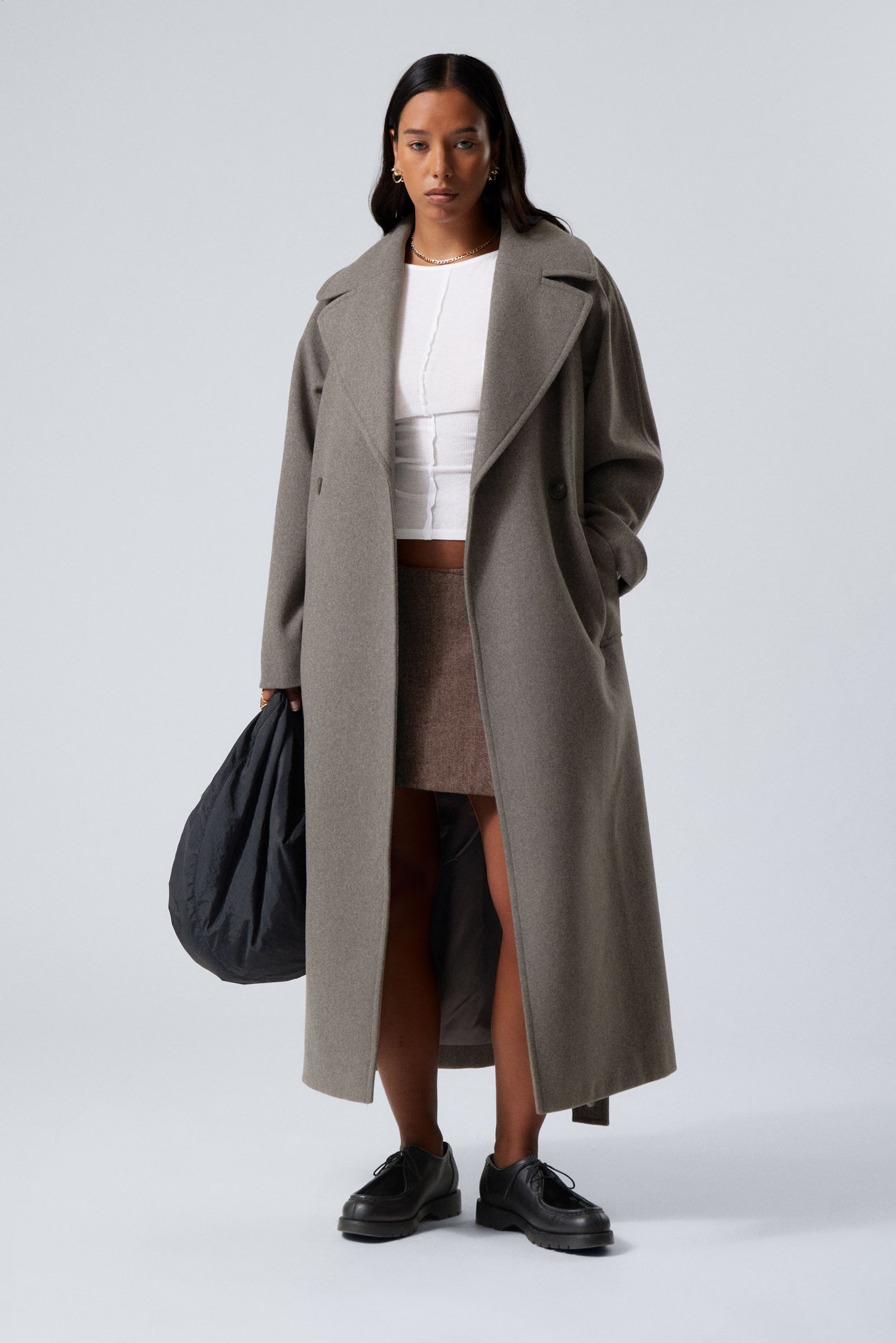 Kia Oversized Wool Blend Coat | Weekday