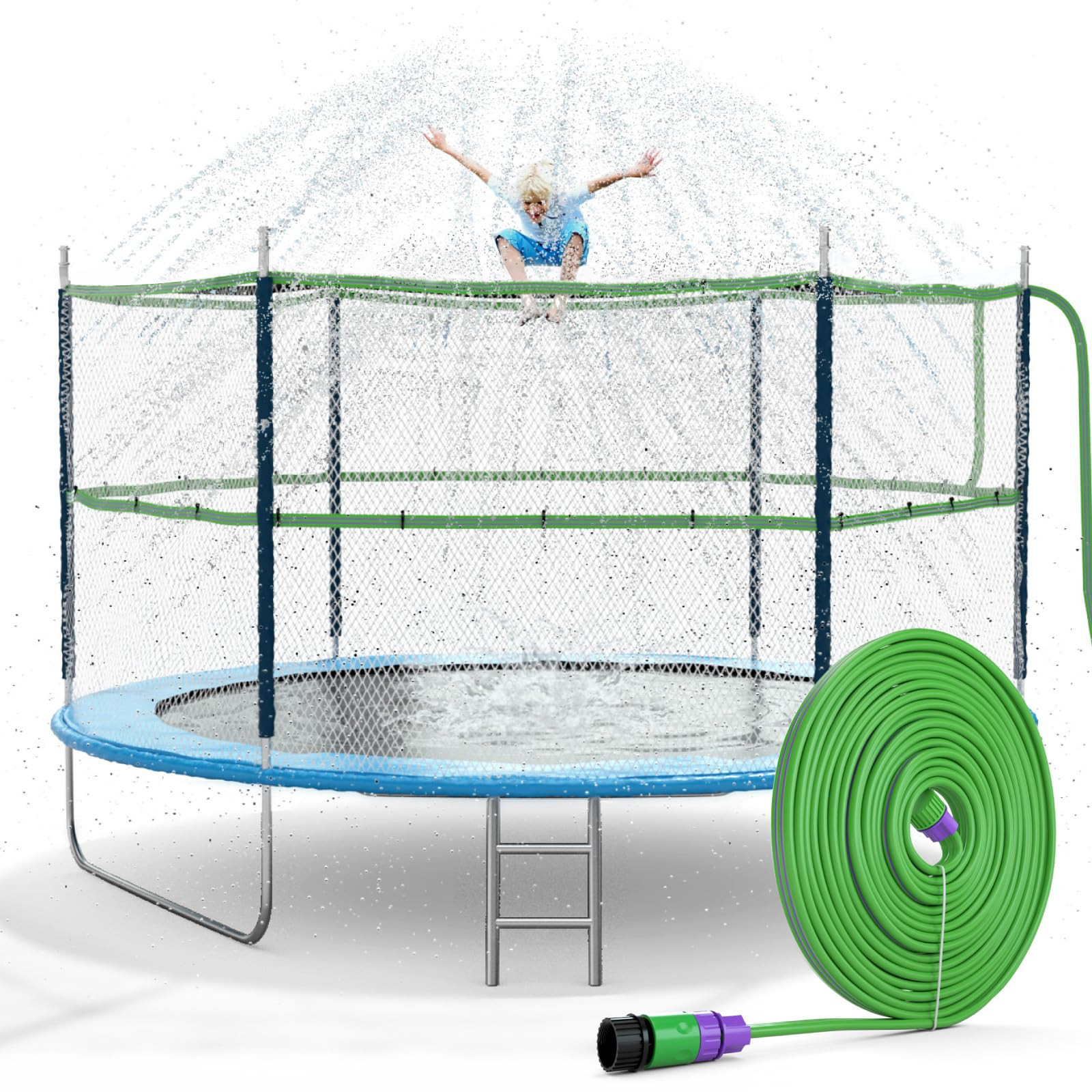 Jasonwell Trampoline Sprinkler Kids Outdside: Trampoline Accessories Waterpark Tropical Party Sum... | Amazon (US)