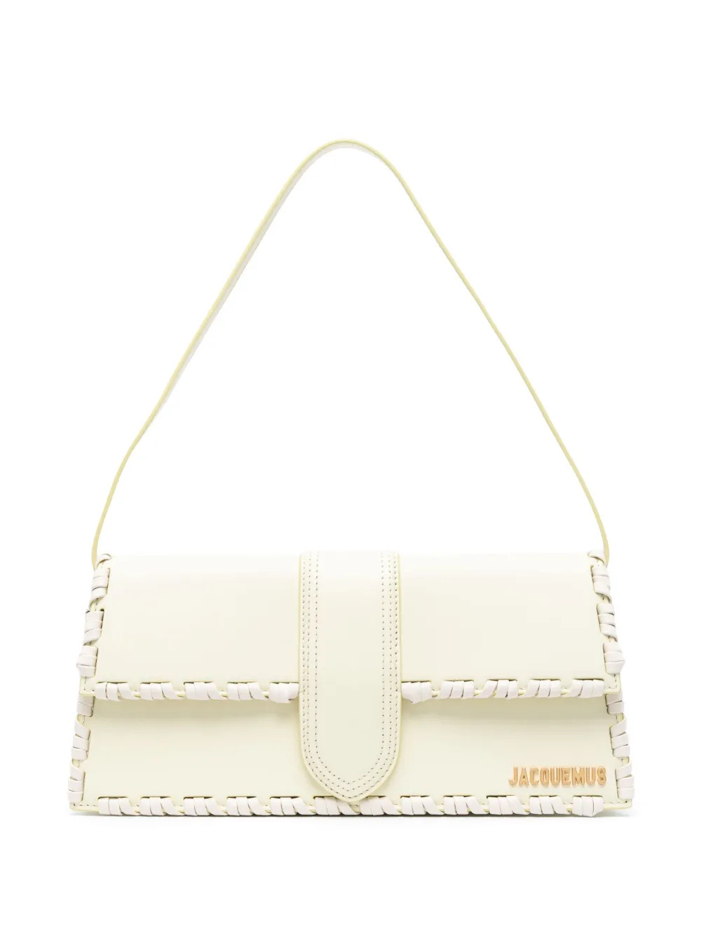Jacquemus Le Bambino Long Lacet Leather Shoulder Bag - Farfetch | Farfetch Global