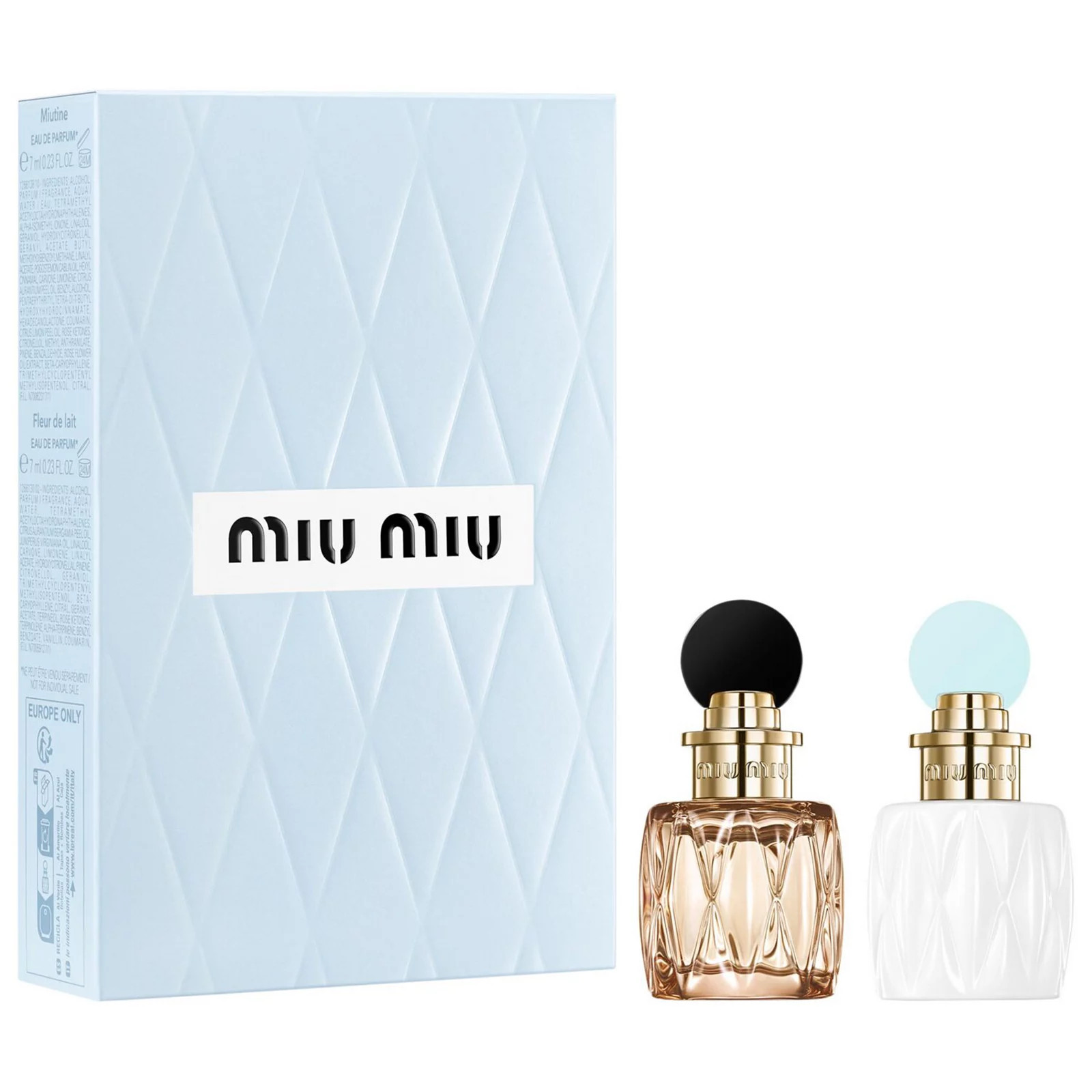 miu miu Mini Miutine & Fleur de Lait Eau de Parfum Duo Gift Set, Multiline | Kohl's