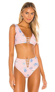 Tularosa Navaro Top in Blush Floral Dot from Revolve.com | Revolve Clothing (Global)