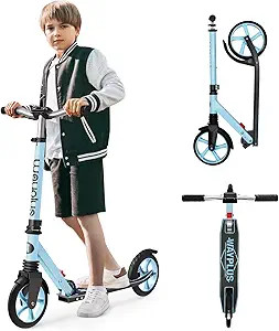 WAYPLUS KS1 Kick Scooter for Ages 6+,Kid, Teens & Adults. Max Load 240 LBS. Foldable, Lightweight... | Amazon (US)
