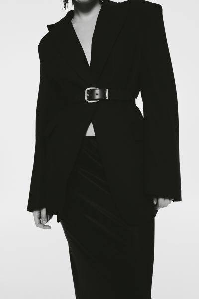 Satin Maxi Skirt - Regular waist - Maxi - Black - Ladies | H&M US | H&M (US + CA)