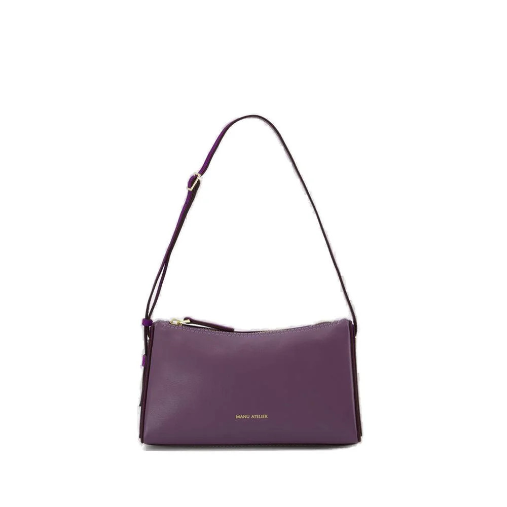 Manu Atelier Mini Prism Zipped Shoulder Bag | Cettire Global