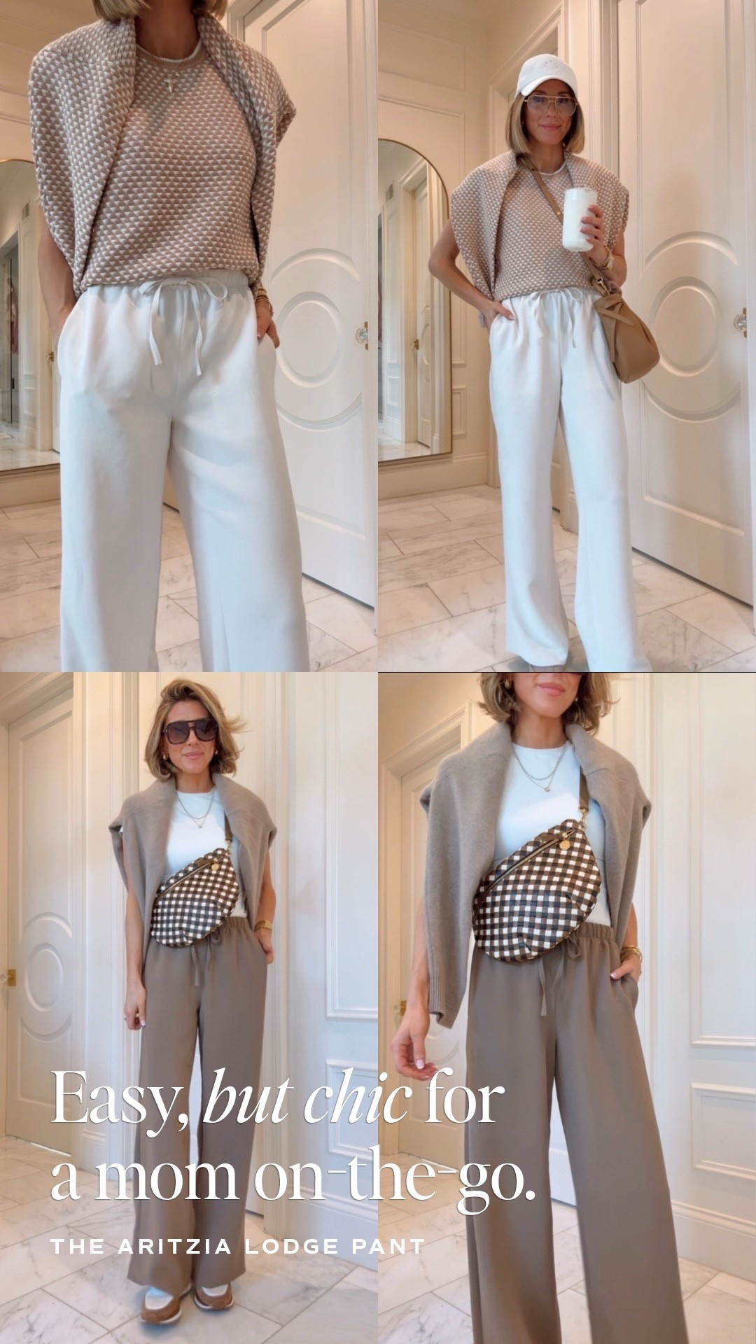 Styling the viral pants for a busy mom. I'm 5'7 wearing the regular length in a size small.

#LTKootd