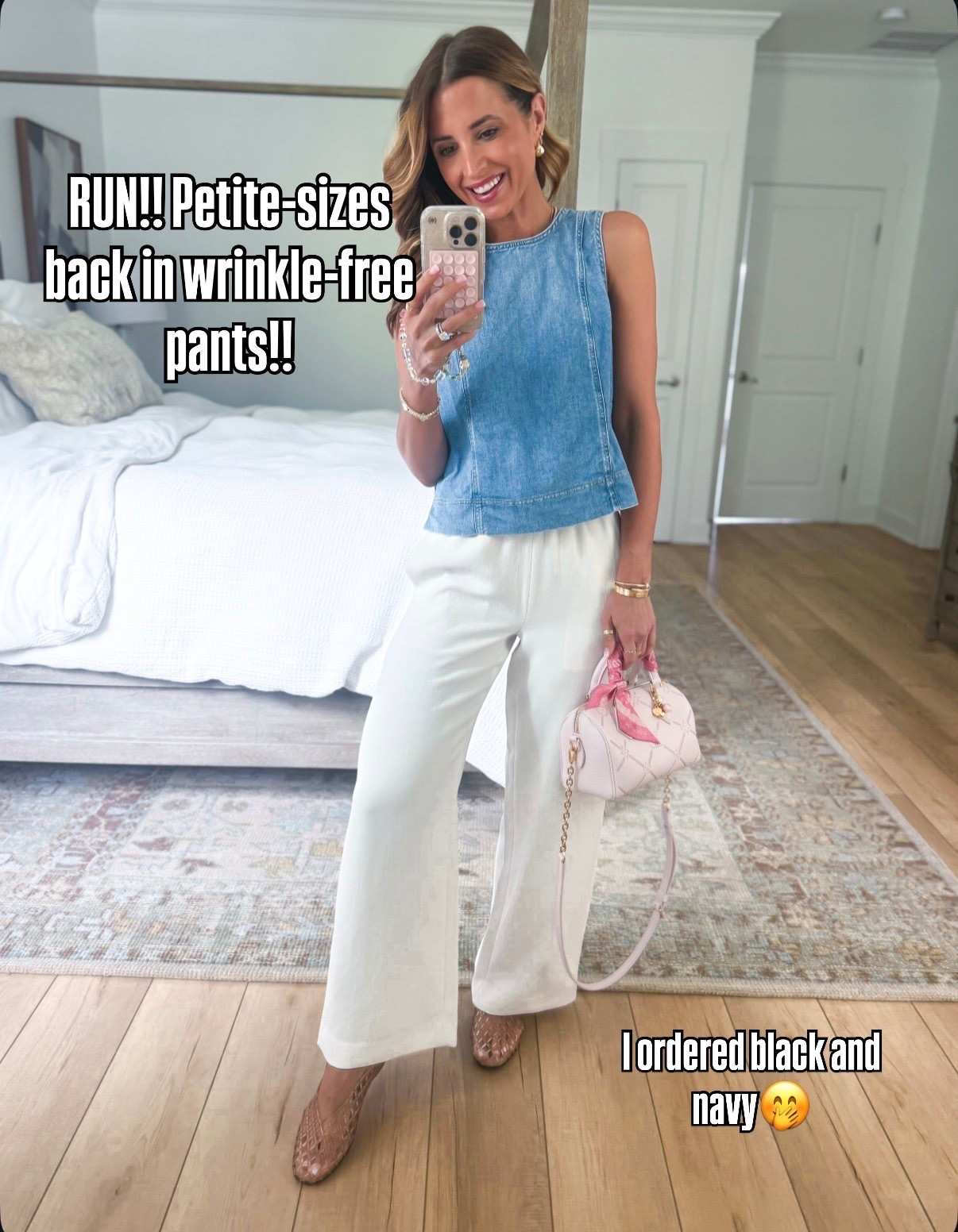 Things I’d buy immediately if I lost them today! Elevated casual outfits. Travel outfits. Business casual. Teacher outfit. My favorite basics! Aritzia wrinkle free pants in XS short. I also have regular length but prefer short and I am 5’3. I’ve worn these for travel and they don’t wrinkle! Spanx denim top in XS. Code LKSAMARIEXSPANX on first time orders. Jelly ballet flats are whole sizes only and run a little big. I’m a 6.5 and did a 6 per reviews.

#LTKootd #LTKTravel #LTKWorkwear