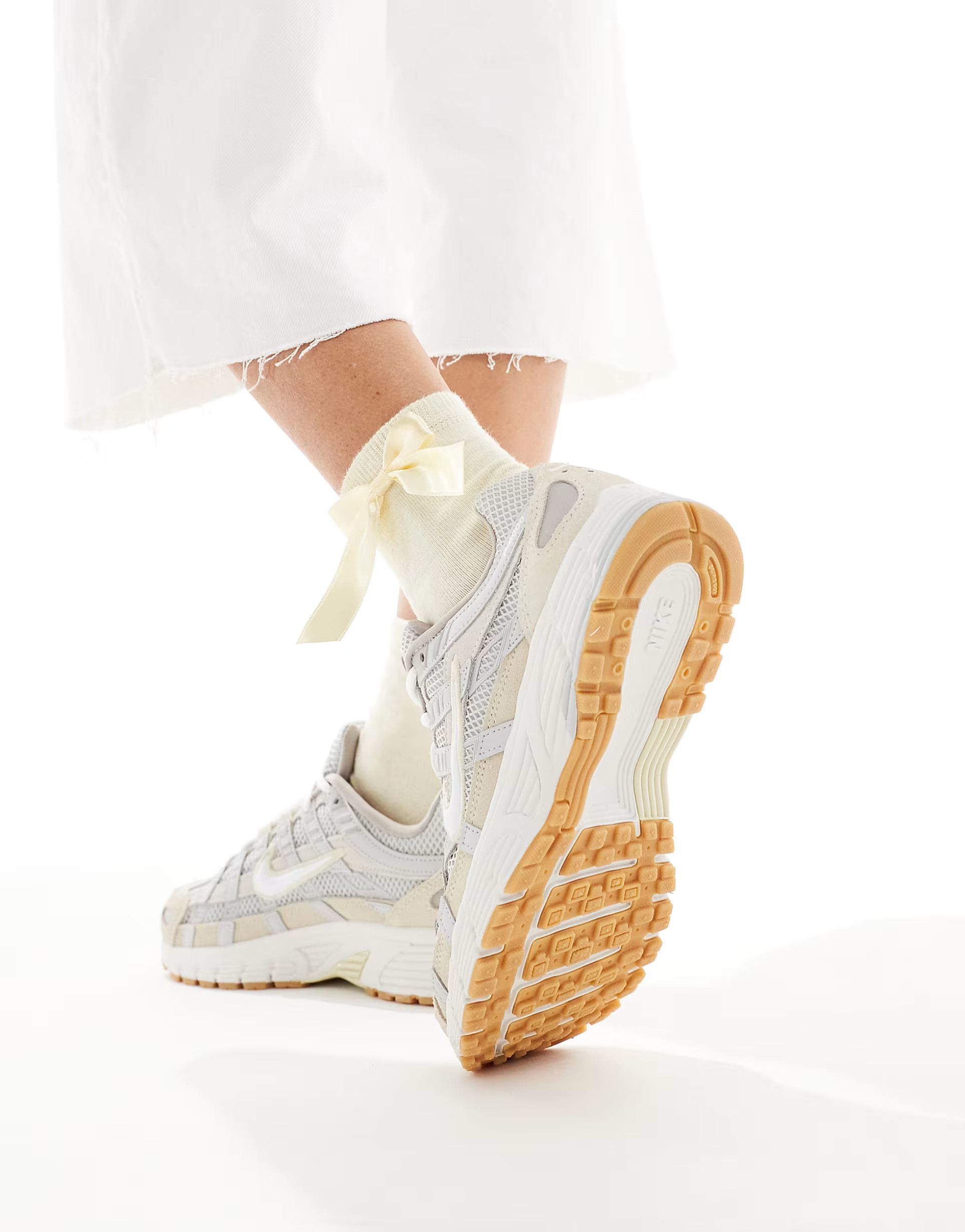 Nike P-6000 trainers in silver and beige | ASOS | ASOS (Global)