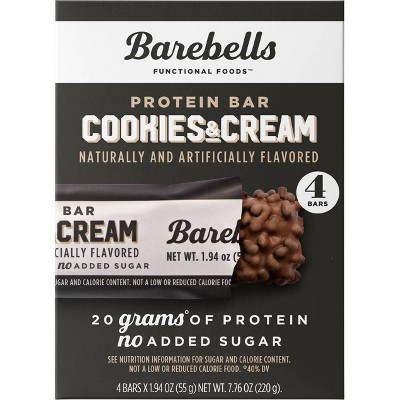 Barebells Nutrition Bars - Cookies & Cream - 7.76oz/4pk | Target