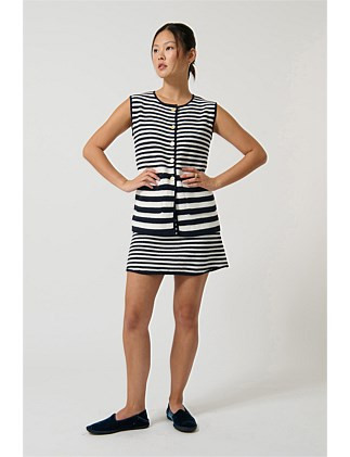 Onte Helena Stripe Mini Skirt | David Jones | David Jones (Australia & New Zealand)