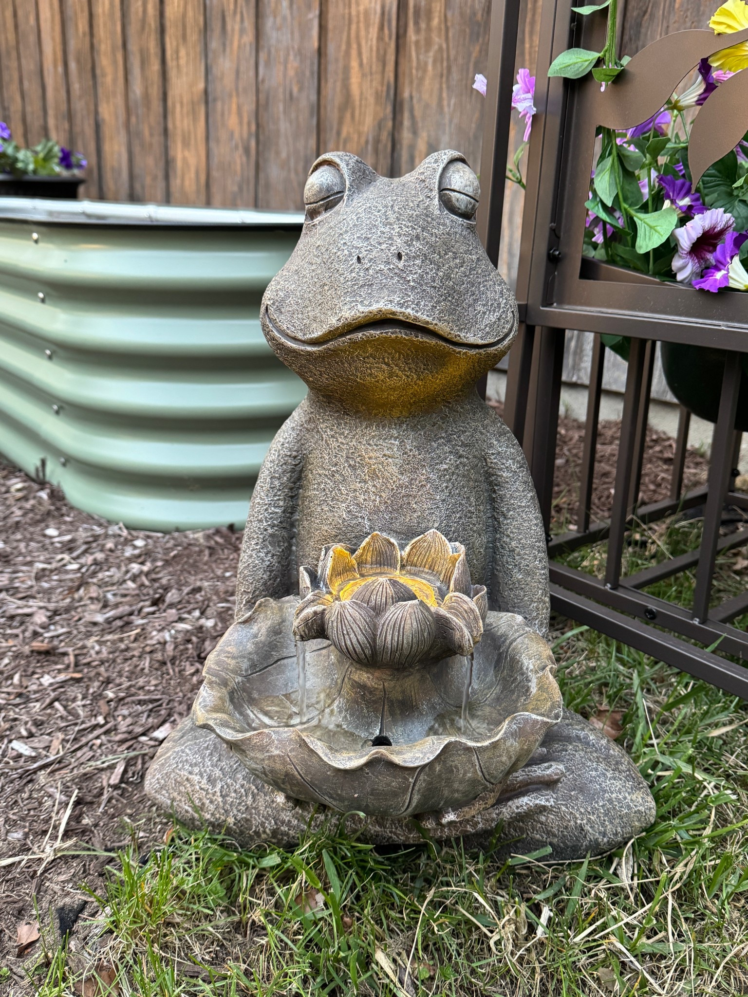 Stone finished frog fountain

#LTKGiftGuide #LTKSeasonal #LTKHome