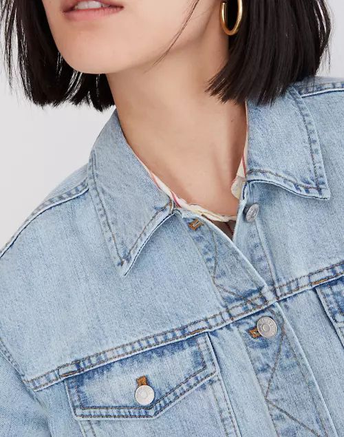 The Boxy-Crop Jean Jacket in Fitzgerald Wash | Madewell