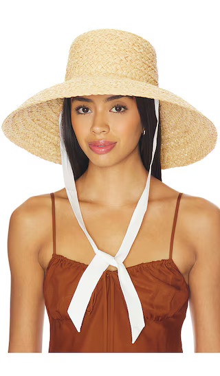 The Inca Ultrawide Sun Hat in Natural Raffia | Revolve Clothing (Global)