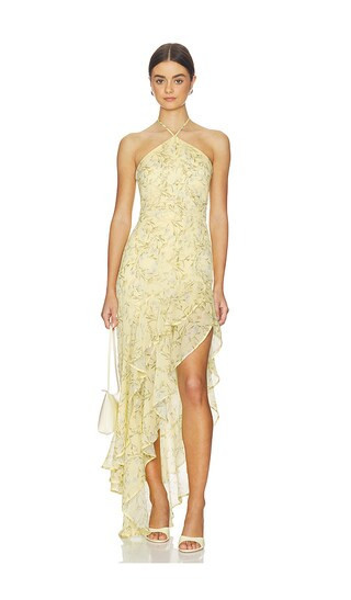 Amanda Uprichard Carlina Dress in Lemon. - size M | Revolve Clothing (Global)