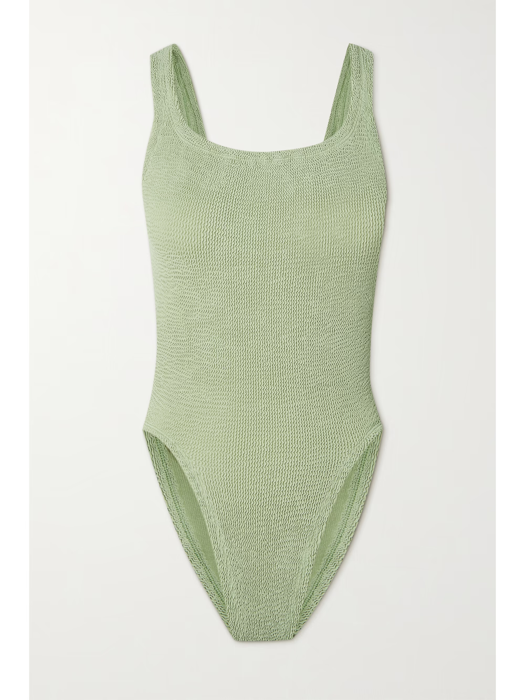 + NET SUSTAIN seersucker swimsuit | NET-A-PORTER (UK & EU)