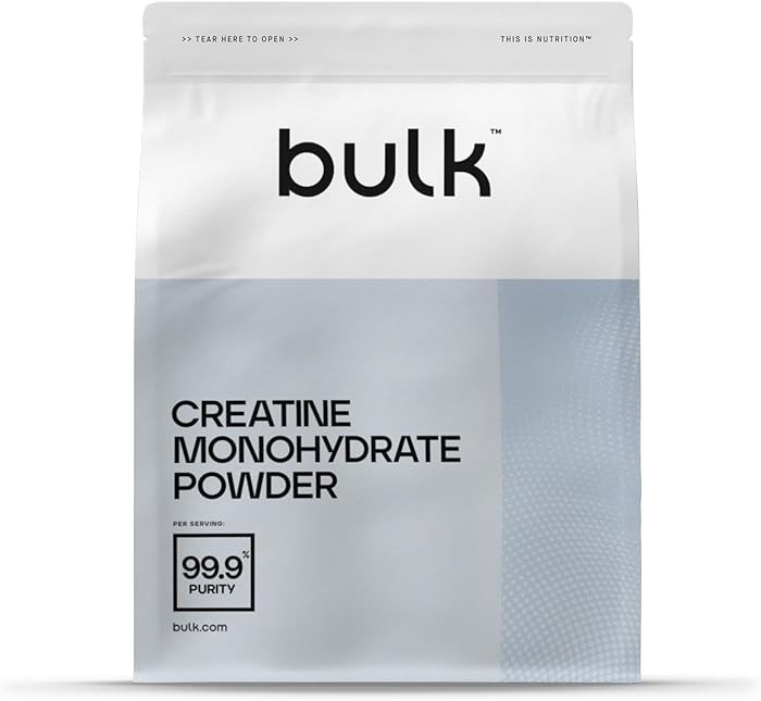 Bulk Creatine Monohydrate Powder 500g, Micronised Creatine Supplement for Strength, Power & Perfo... | Amazon (UK)