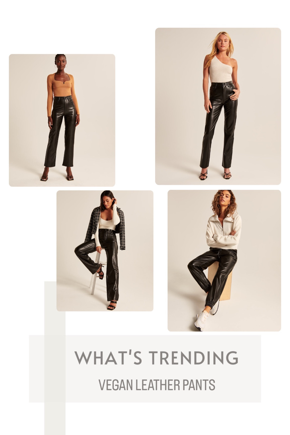 Vegan Leather Pants at A&F!! 

#LTKSeasonal #LTKunder100 #LTKstyletip