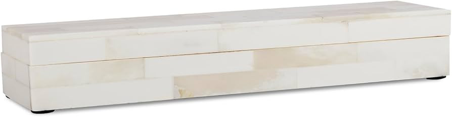 Handicrafts Home Decorative Storage Box with Lid- 10x2.5x1.5” Small Keepsake, Trinket Box, Memo... | Amazon (US)