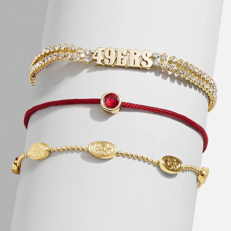 NFL Bracelet Set - San Francisco 49ers | BaubleBar