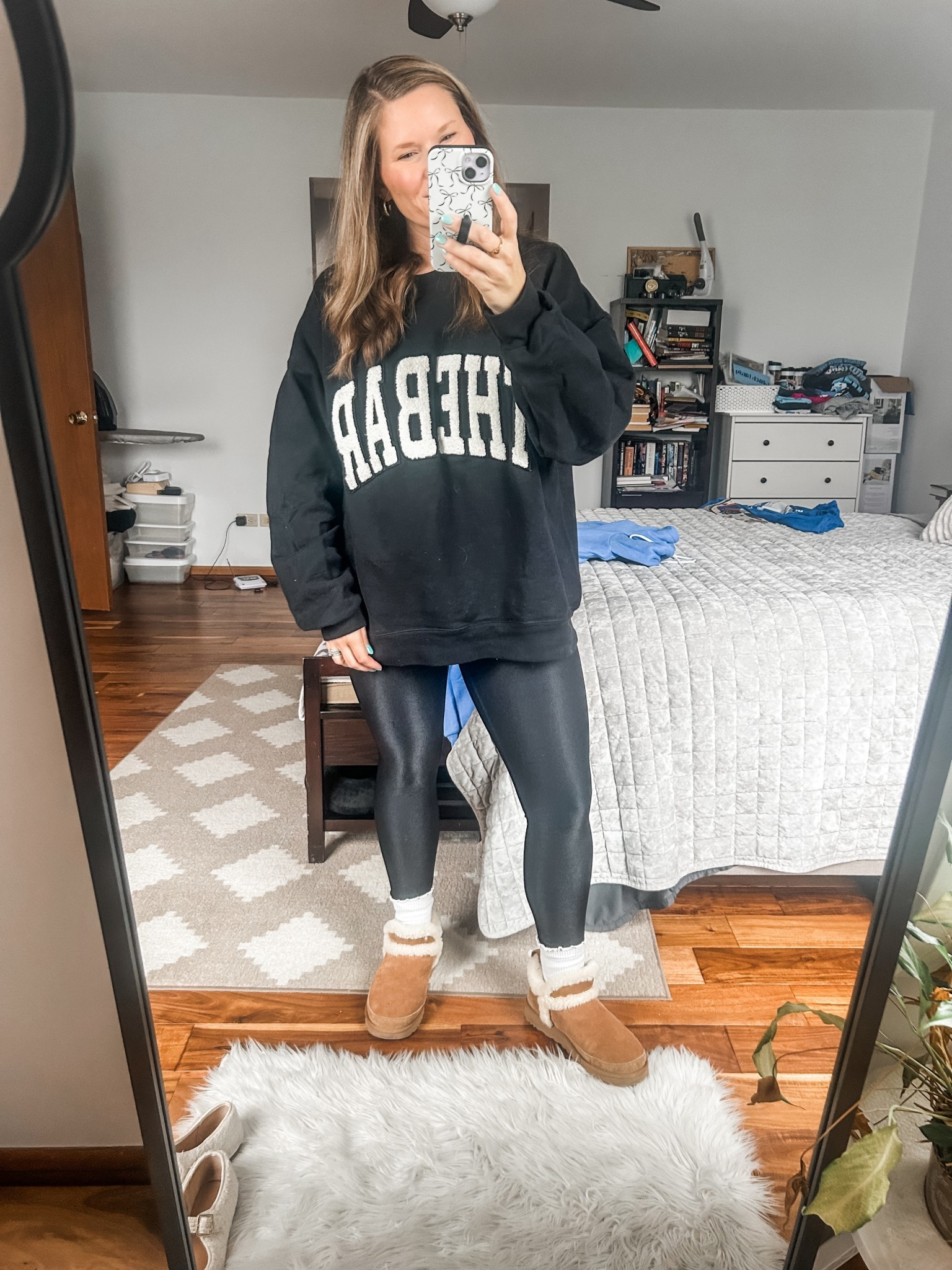 Last week when it was snowing 

#LTKOver40 #LTKmomlife #LTKMidsize