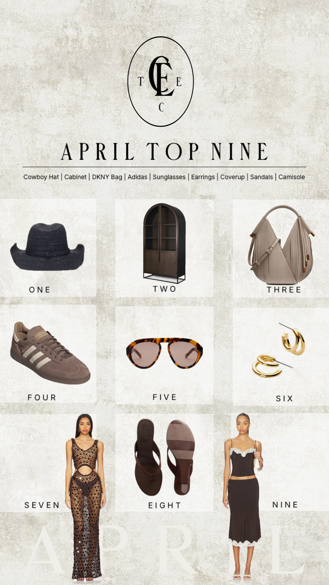 April best sellers 🤎

#accessories #bag #adidas #amazon #revolve Wayfair dresser 

#LTKgrwm #LTKHome #LTKootd