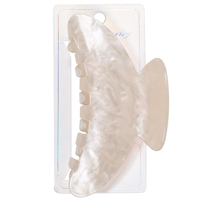 OWIIZI Durable Acetate Hair Clips for Women 4.13" Cute Hair Claw Clips Ponytail Barrette Strong H... | Amazon (US)