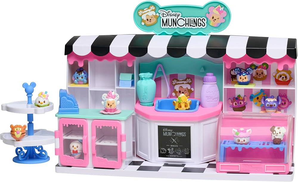 Just Play Disney Munchlings Mini Munch Bakery, 25-Piece Color Change Figure Playset, 1-inch Colle... | Amazon (US)