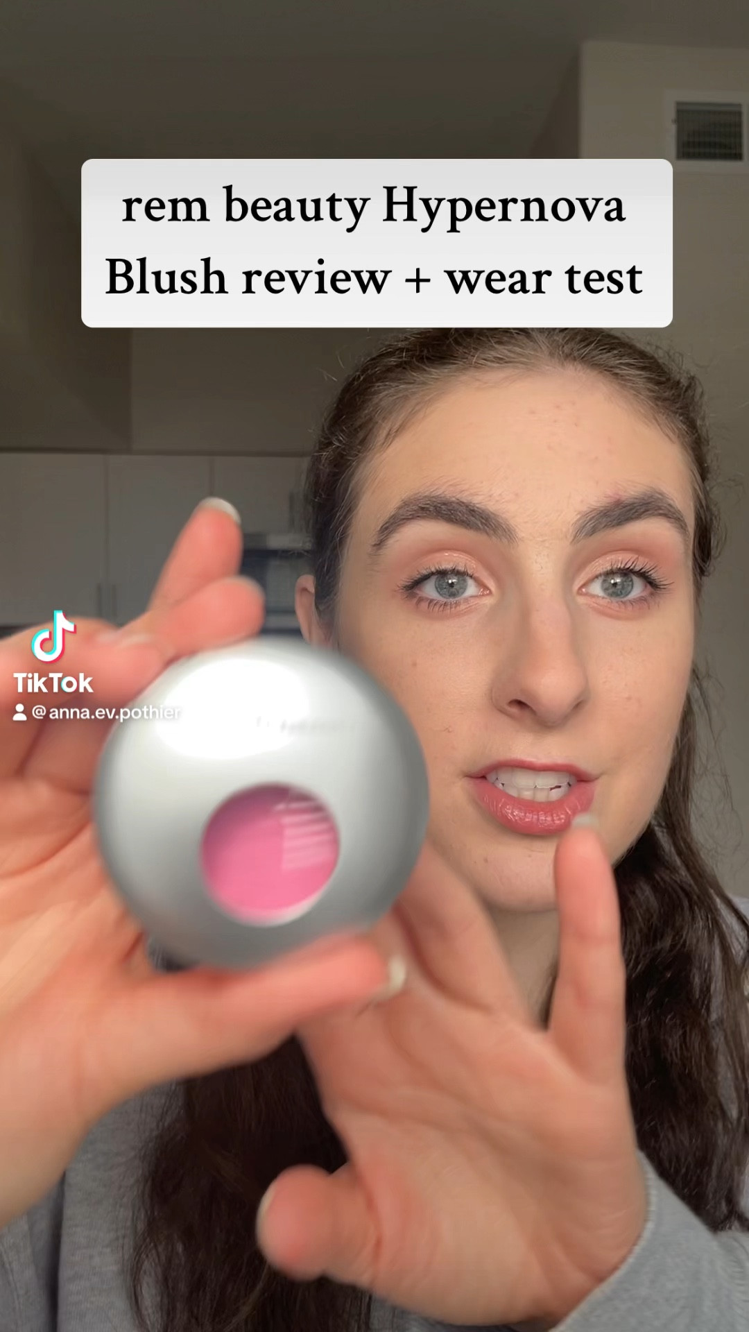 REM beauty new powder blush try on and wear test!

#LTKbeauty