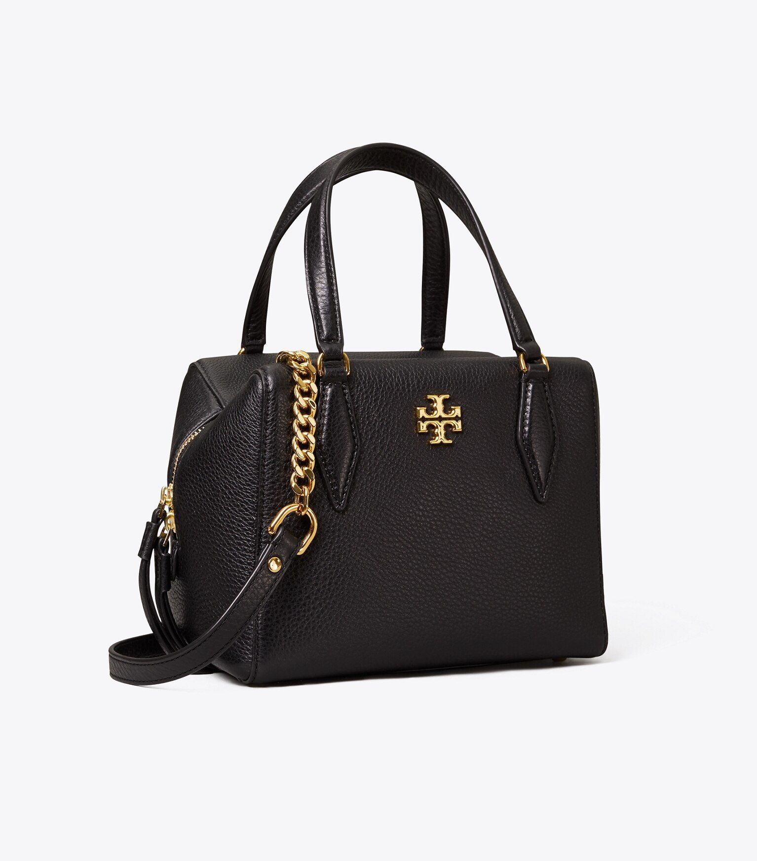 Kira Pebbled Small Satchel | Tory Burch (US)