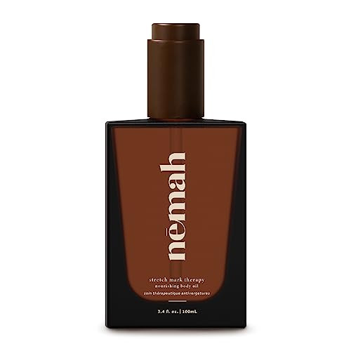 Nemah - Nourishing Belly Oil for Pregnant Women - Hydrating Stretch Mark Oil with Jojoba and Coco... | Amazon (US)