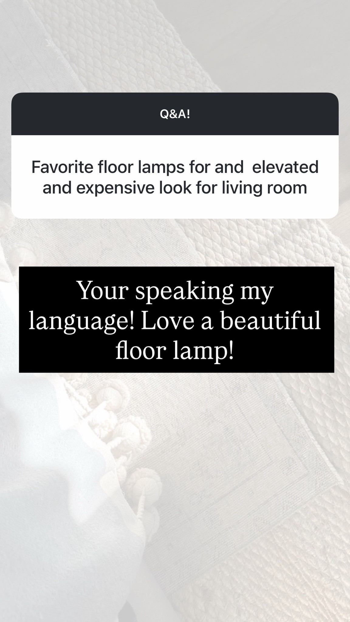 Floor lamps