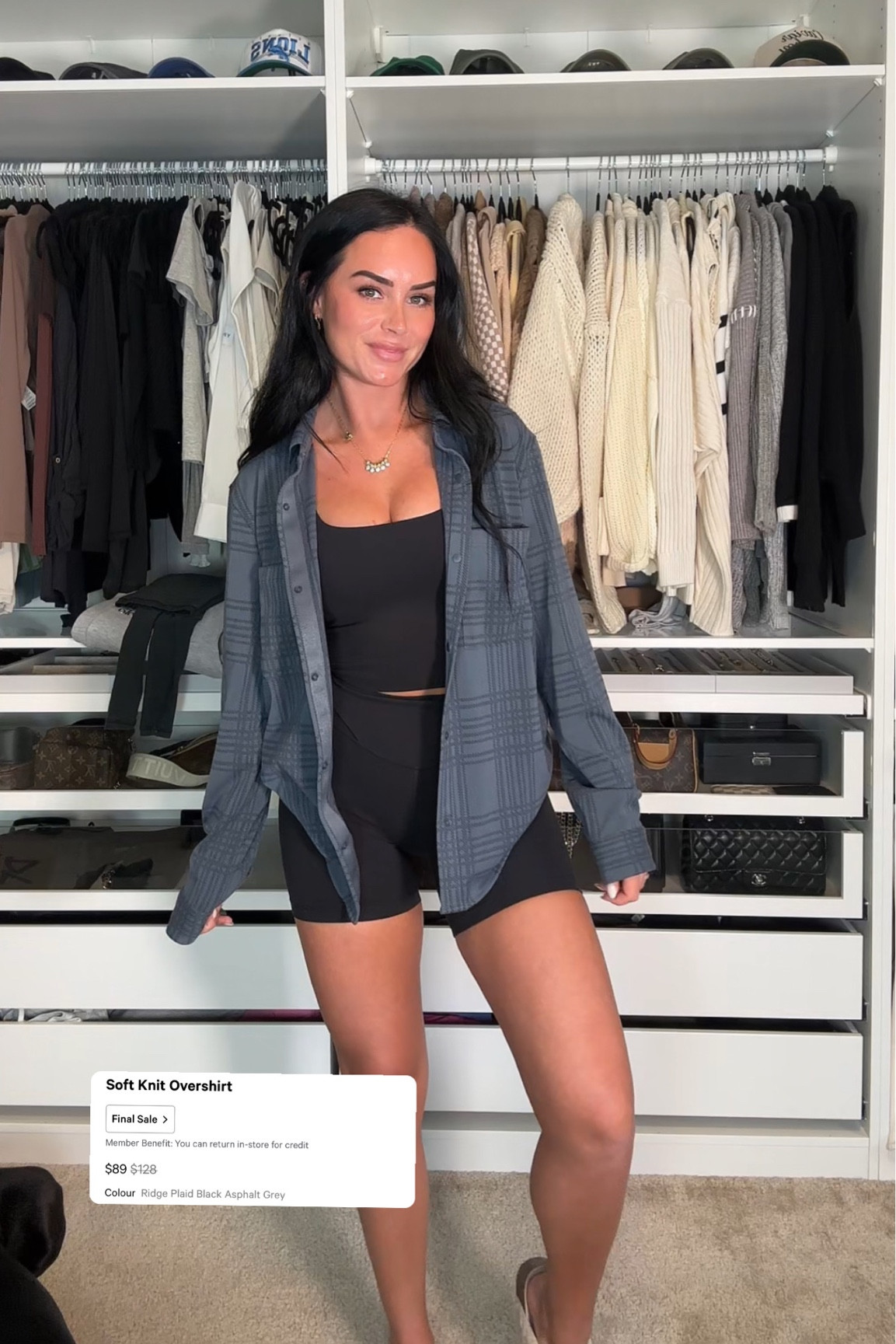 Size 6 tank, size 4 shorts, size medium long sleeve 

#LTKSaleAlert #LTKCyberWeek #LTKFindsUnder100